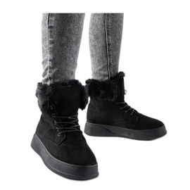 Svarta snökängor för plattform