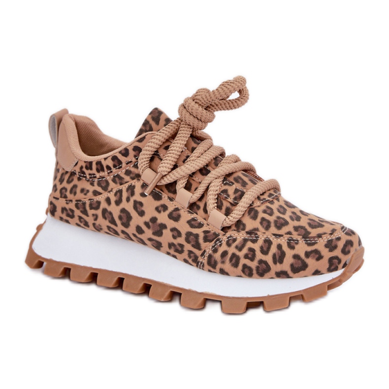 Sneakers Sportskor 24898 Panterka Brun beige
