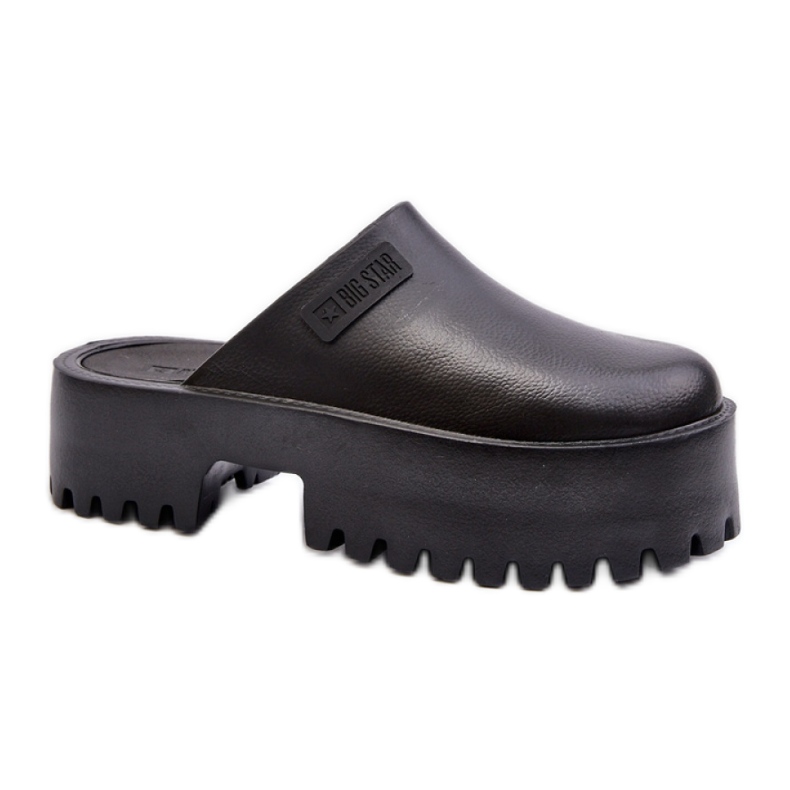 Tjockbottna flipflops Big Star NN274014 Svart