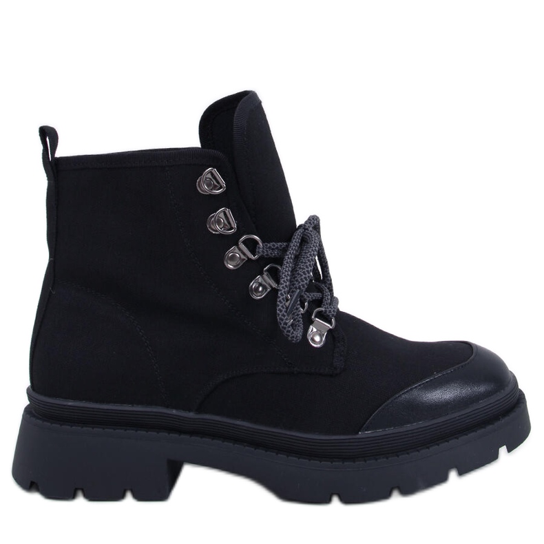 Svarta vandringssneakers