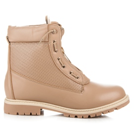 Vices Trappers fästs med dragkedja brun