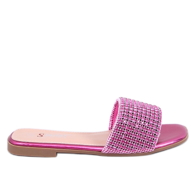 Seastar Kvinnors flip flops med rhinestones rosa