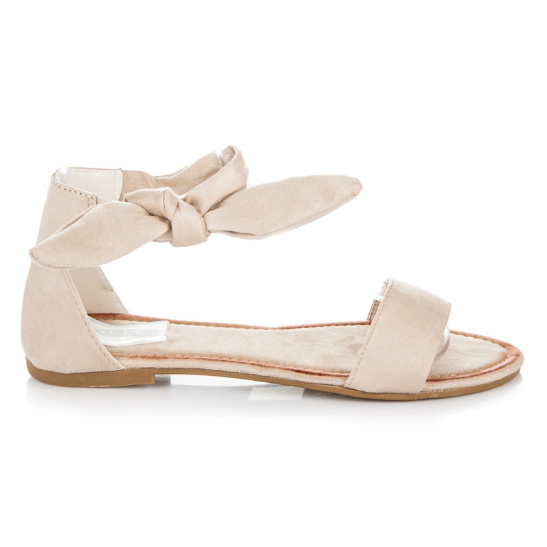 Vices Sandaler med snörning i mocka brun