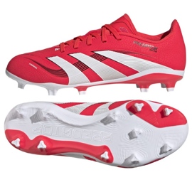 Adidas Predator League FG/MG ID3750 fotbollsskor röd