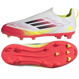 Adidas f50 liga ll fg/mg ie3743 fotbollsskor vit