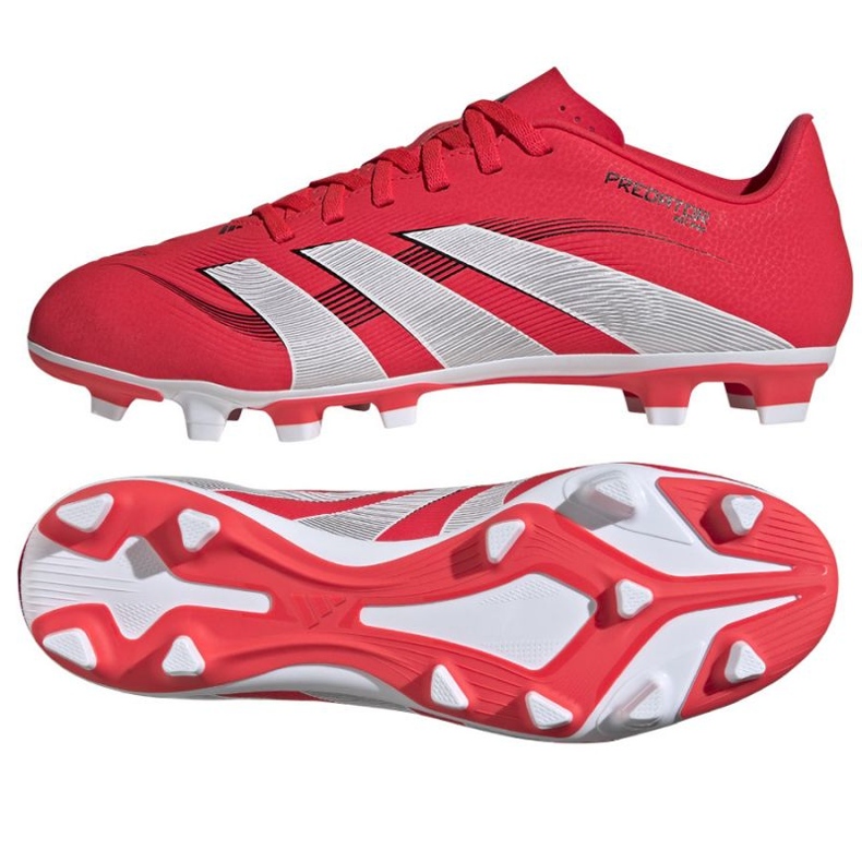 Adidas Predator Club FG/MG ID1326 fotbollsskor röd