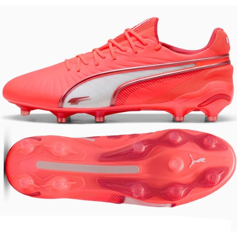 Puma King Ultimate FG/AG 108303-01 Fotbollskor röd