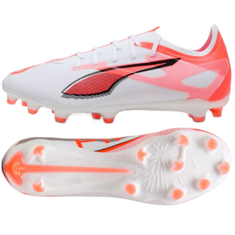 Puma Ultra 5 match FG/MG 108166-01 fotbollsskor vit