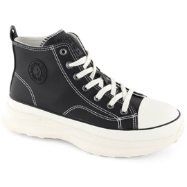 Big Star OO274063 Sneakers på den svarta plattformen