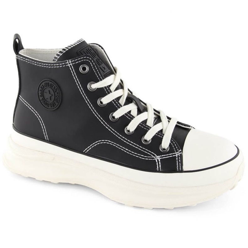 Big Star OO274063 Sneakers på den svarta plattformen