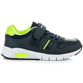 Ax Boxing Skor för bindning och kardborreband blå