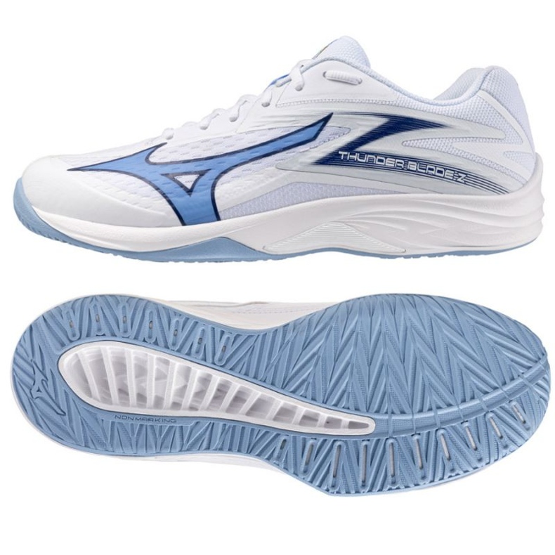 Mizuno Thunder Blade Shoes från V1GA237097 White vit