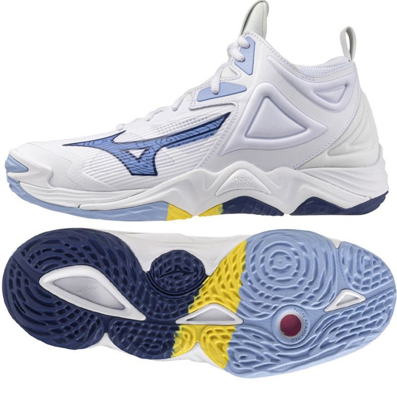 Mizuno Wave Momentum 3 mitten av V1GA231797 Vita skor