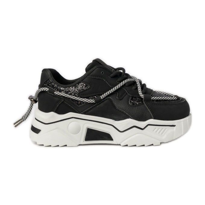 Kvinnors sportsneakers - Svart