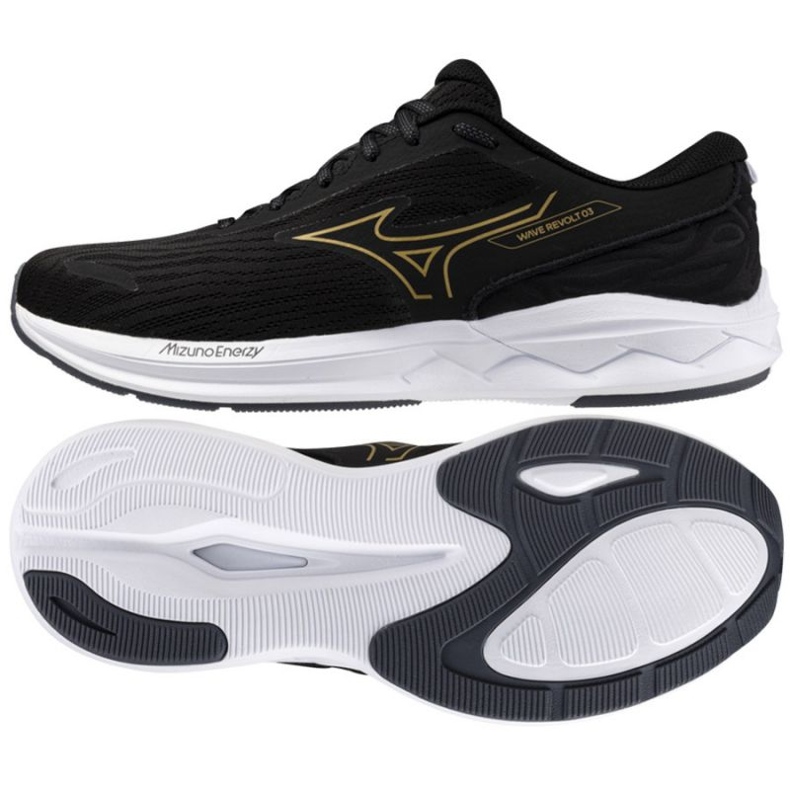 Mizuno Wave Revolt 3 J1GC248152 svarta skor
