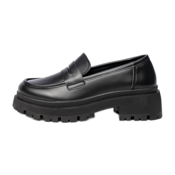Kvinnors svarta loafers