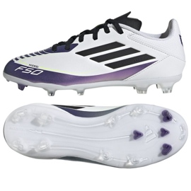 Adidas f50 liga fg/mg ie9089 skor vit