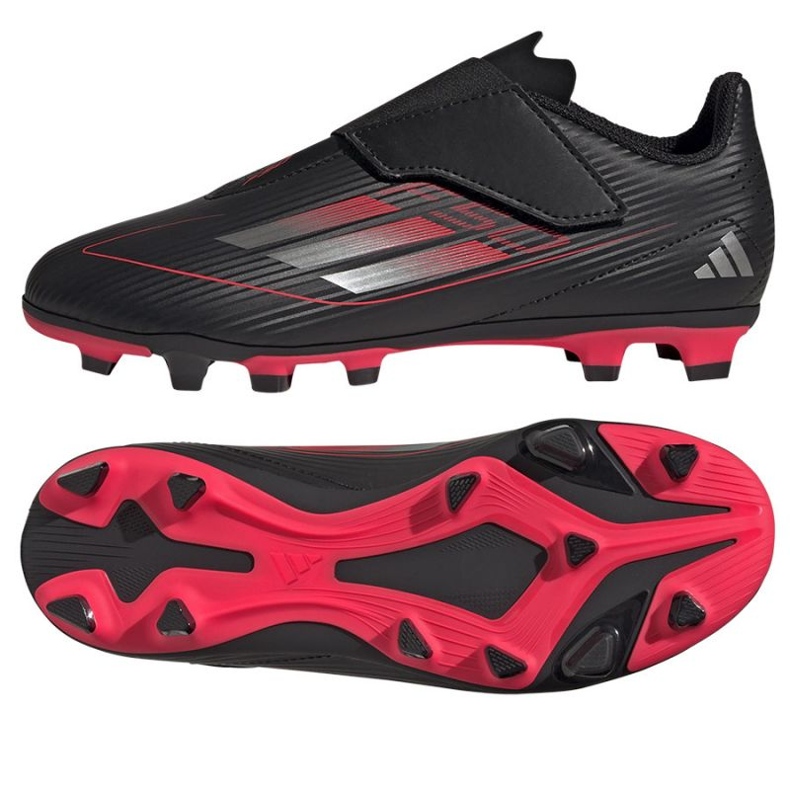 Adidas f50 klubb vel fg/mg ie3730 svart kardborrband