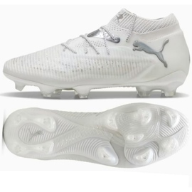 Puma Future 8 Ultimate FG 108138-04 Vita skor med en strumpa