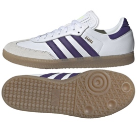 Adidas samba messi i ih8161 vita och violetta skor