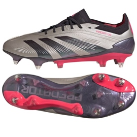 Adidas Predator Elite SG ID0913 Shoes Gray-Black grå