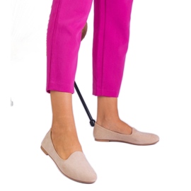 Beige Classic Ballerinas från Ekozamszu