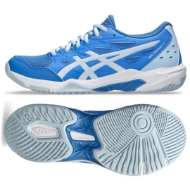 Asics Gel-Rocket Volleyball Shoes 11 1072A093 402 Blue blå