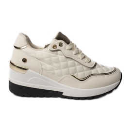 Kvinnors sneakers veltara aprikos