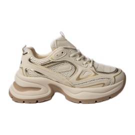 Kvinnors sneakers astoria beige