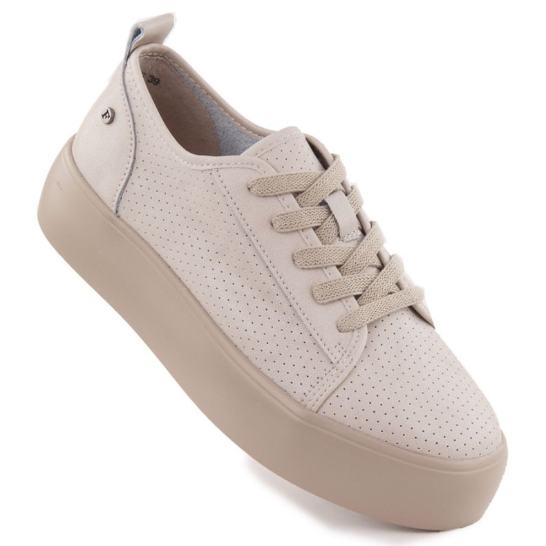 Sportskor Creepers Filippo Paw524b Beige
