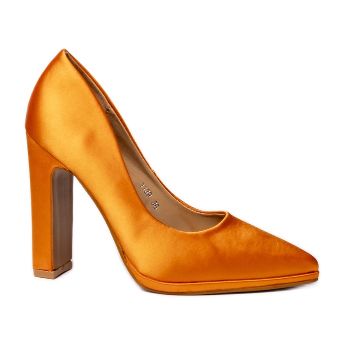 Lavana orange kvinnors pumpar