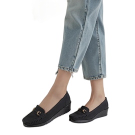 Kvinnors mirena svarta loafers