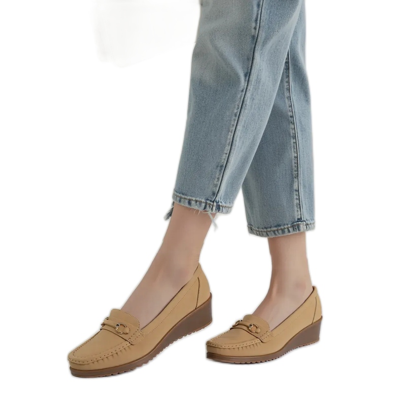 Kvinnors mirena khaki loafers grön