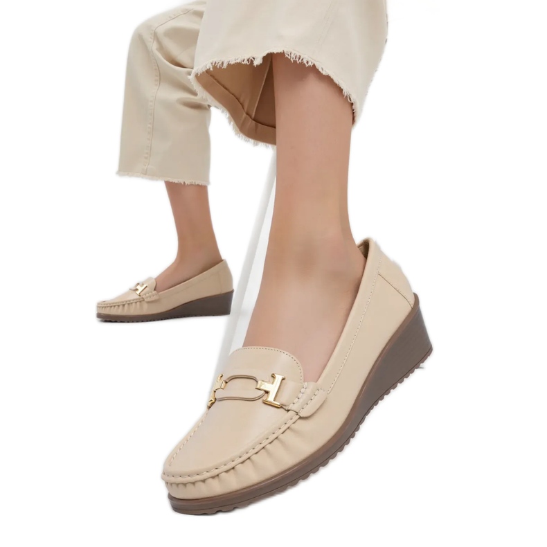 Kvinnors velora beige loafers
