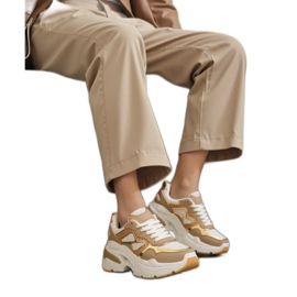 Sneakers glam khaki grön