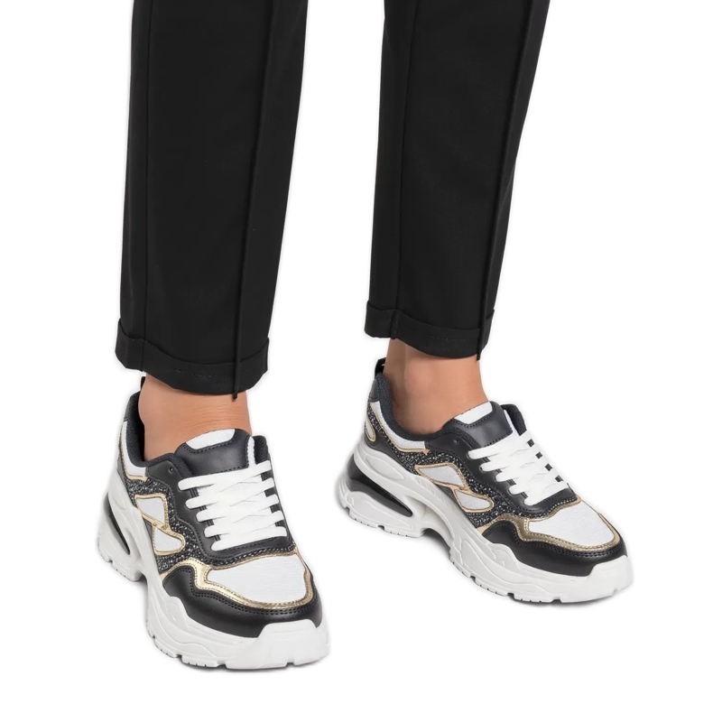 Sneakers glam svart