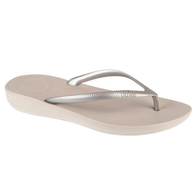 Flip-flops fitflop iqushion ergonomisk e54-011 silver silver-