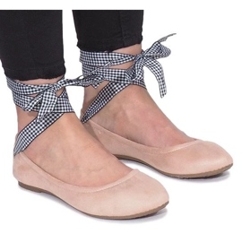 D/GMR Rosa ballerinor med Acro rosett