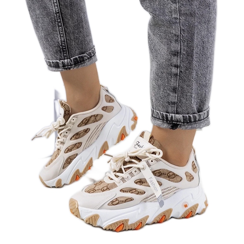 D/GMR Beiga sneakers för dam från Melsen beige