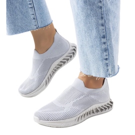 D/GMR Nedas gråa sportsneakers