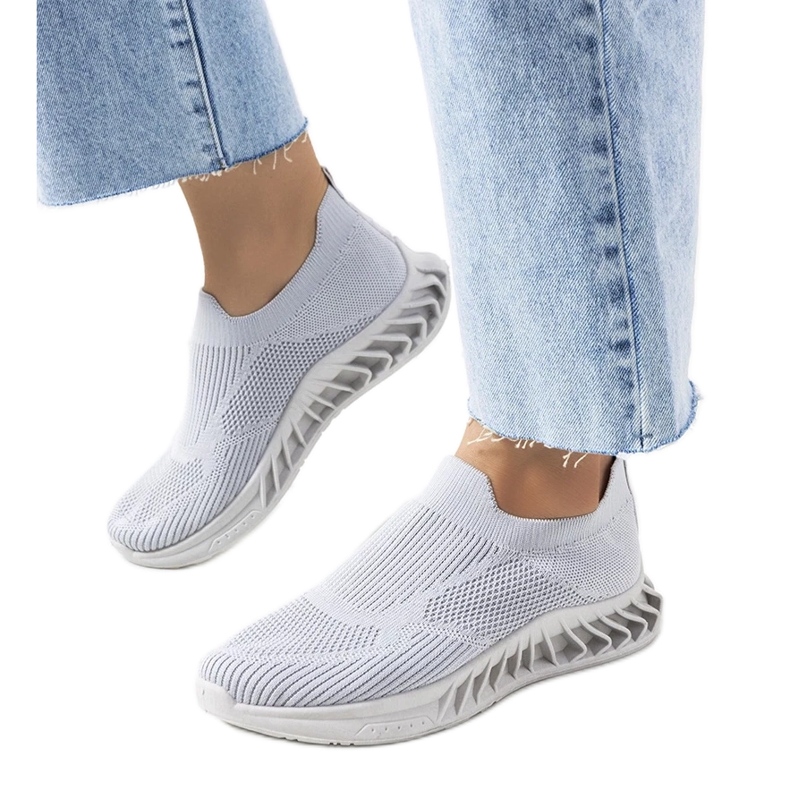 D/GMR Nedas gråa sportsneakers