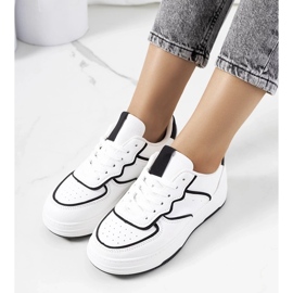 D/GMR Bieke sneakers för kvinnor, vita och svarta