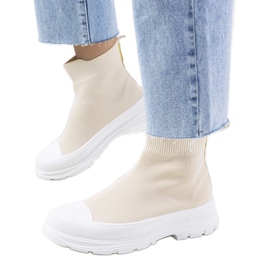 D/GMR Beige sneakers Miki ankel