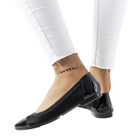 D/GMR Harila svarta ballerinor för kvinnor