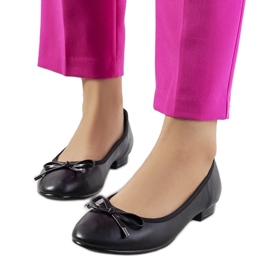 D/GMR Bitsi svarta ballerinor