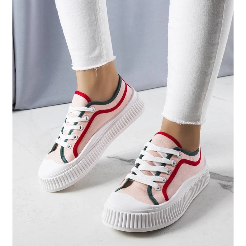 D/GMR Rosa platåsneakers från Johanna