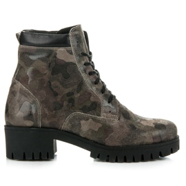 Vinceza Snörstövlar med skydd grön