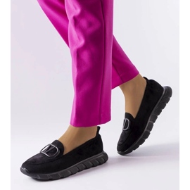 D/GMR Svarta slip-on sneakers från Vincez