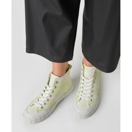 Kvinnors gröna sneakers