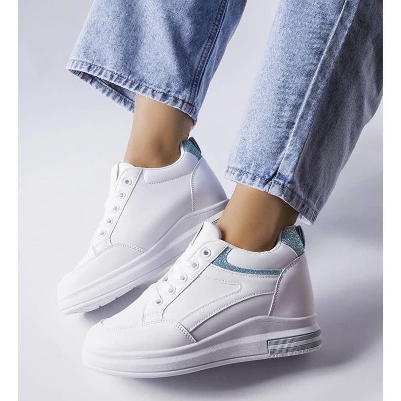 D/GMR Vita sneakers med glitterinlägg från Bonevil